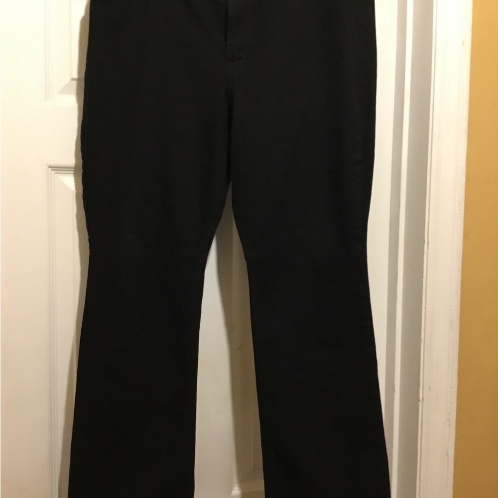 Old Navy WOW Mid-Rise Black Boot-Cut Jeans